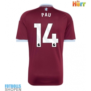 Billiga Aston Villa Pau Torres #14 Hemmatröja 2026-27 Kortärmad